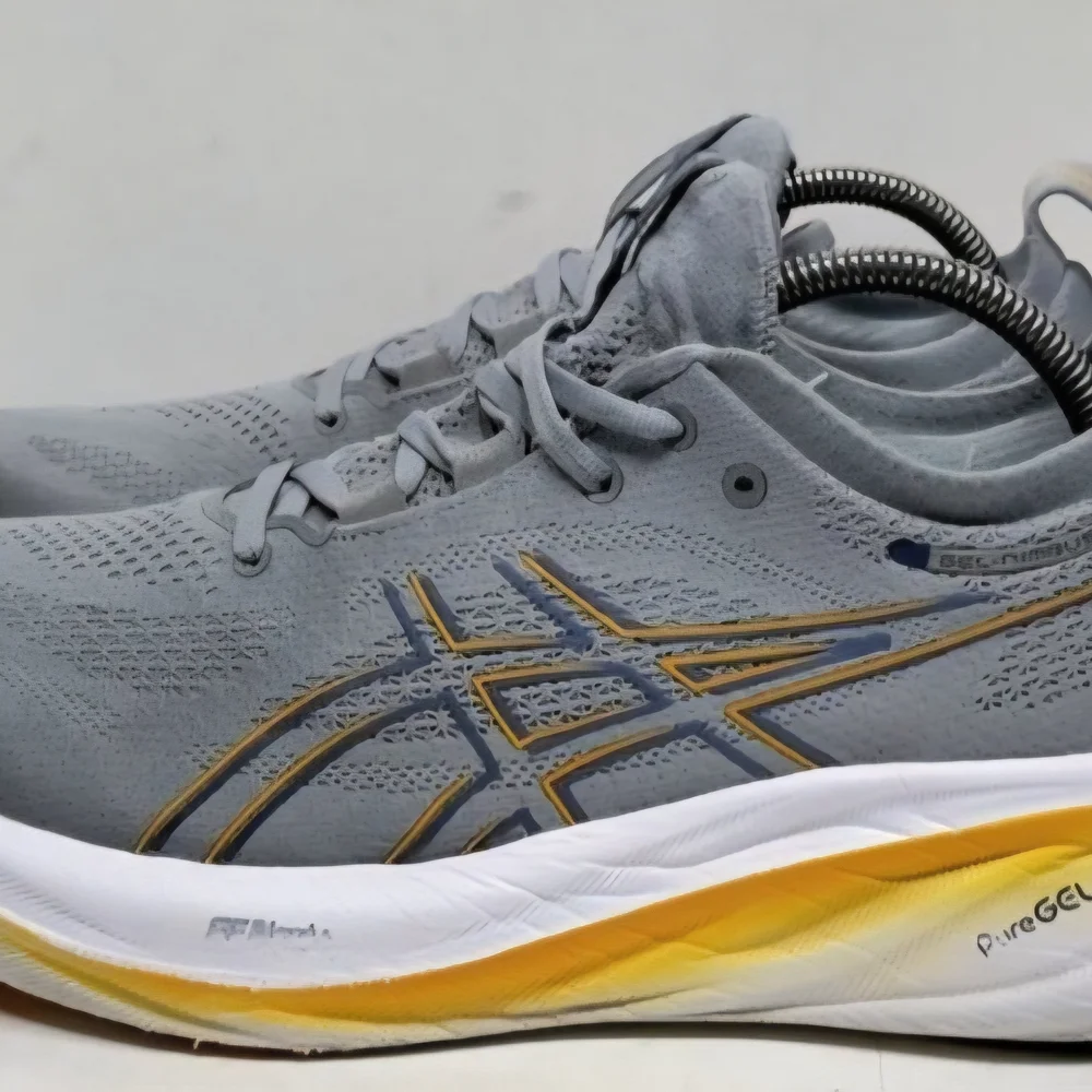 Nimbus 26's Asics Gray Running Shoes Sneakers Men's Size 9. - Picture 3 of 7